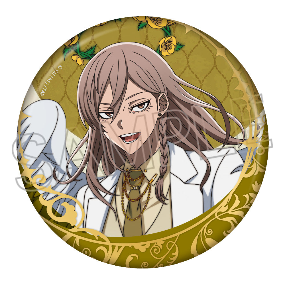 天使と悪魔 箔押し缶バッジ 桃寺神門｜TVアニメ『桃源暗鬼』公式