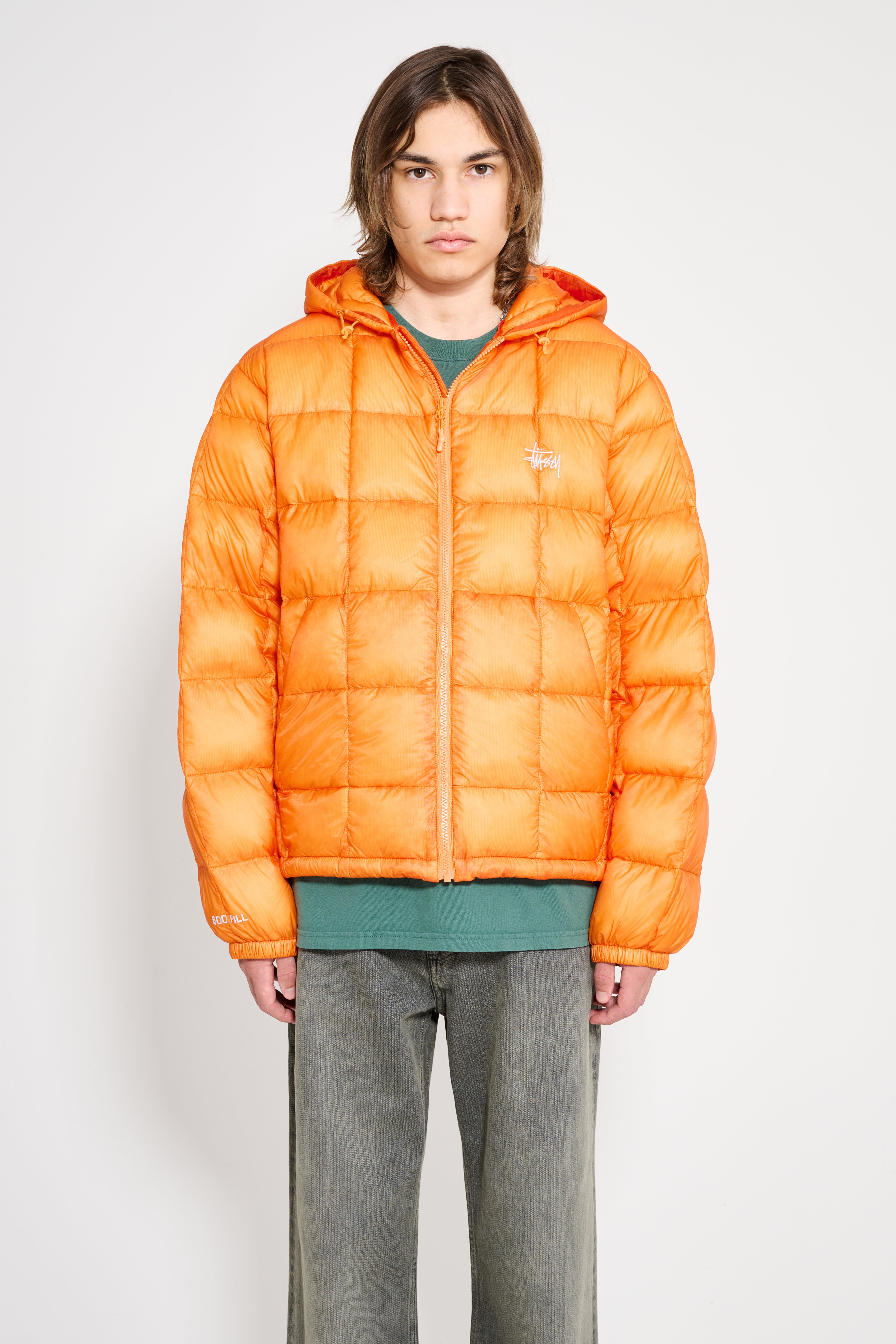 Stüssy Midweight Hooded Puffer Orange – Très Bien