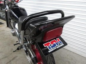 ゼファー400/400Χ 極太ファッション タンデムバー （黒ゴム）｜旧車