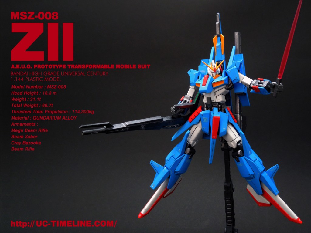 HGUC MSZ-008ZⅡ完成報告。 – UC-TIMELINE. ガンプラ好きだけど難しい
