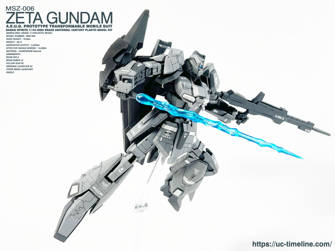 HGUCGUNPLA EVOLUTION PROJECTZガンダム完成報告。 – UC-TIMELINE