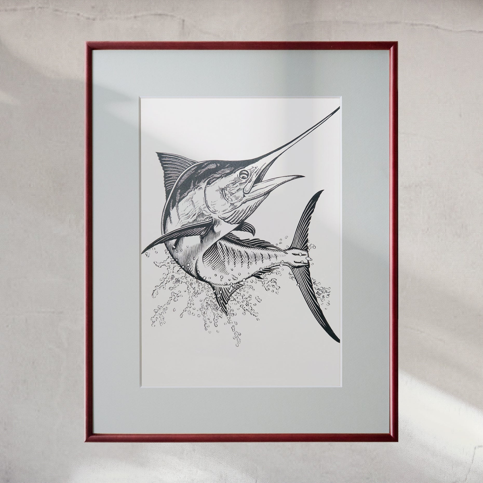 カジキ」原画 – Susumu Uchida