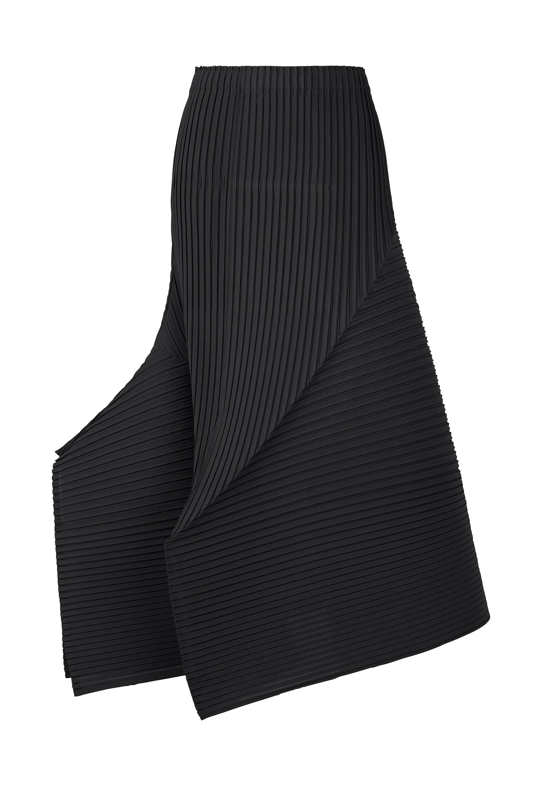 FOLD PLEATS Skirt Black – The official ISSEY MIYAKE ONLINE STORE