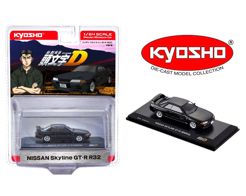 Kyosho 1:64 Initial D Nissan Skyline GT-R (BNR32) – Black