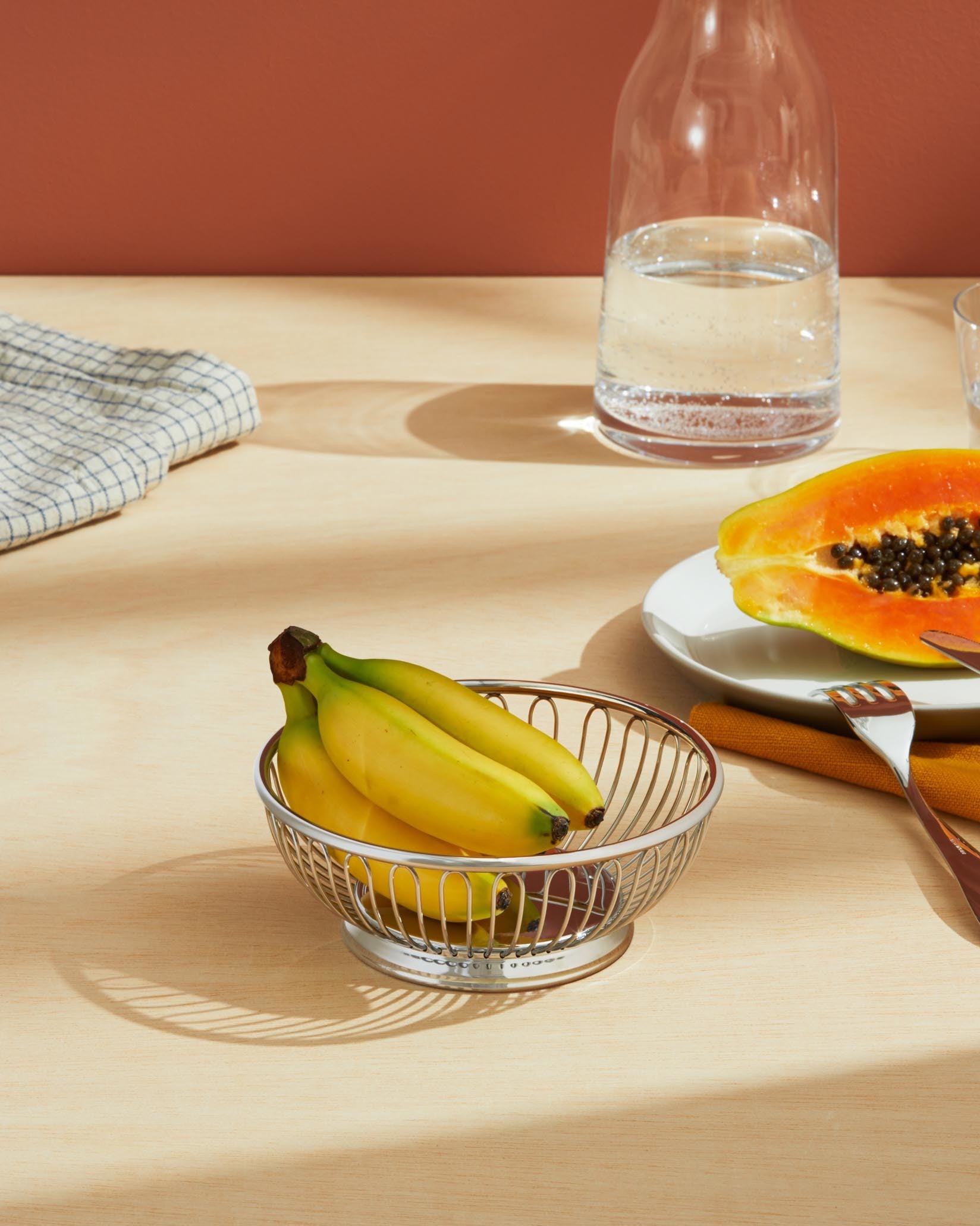 826: Round wire basket by Ufficio Tecnico Alessi | Alessi