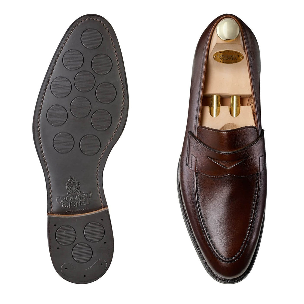 Sydney Dark Brown Burnished Calf (G Fitting) - City Sole