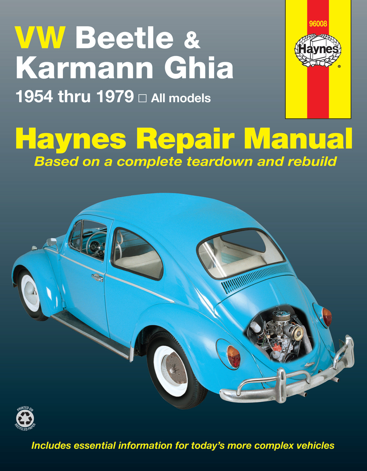 Volkswagen VW Beetle & Karmann Ghia (54-79) Haynes Repair Manual