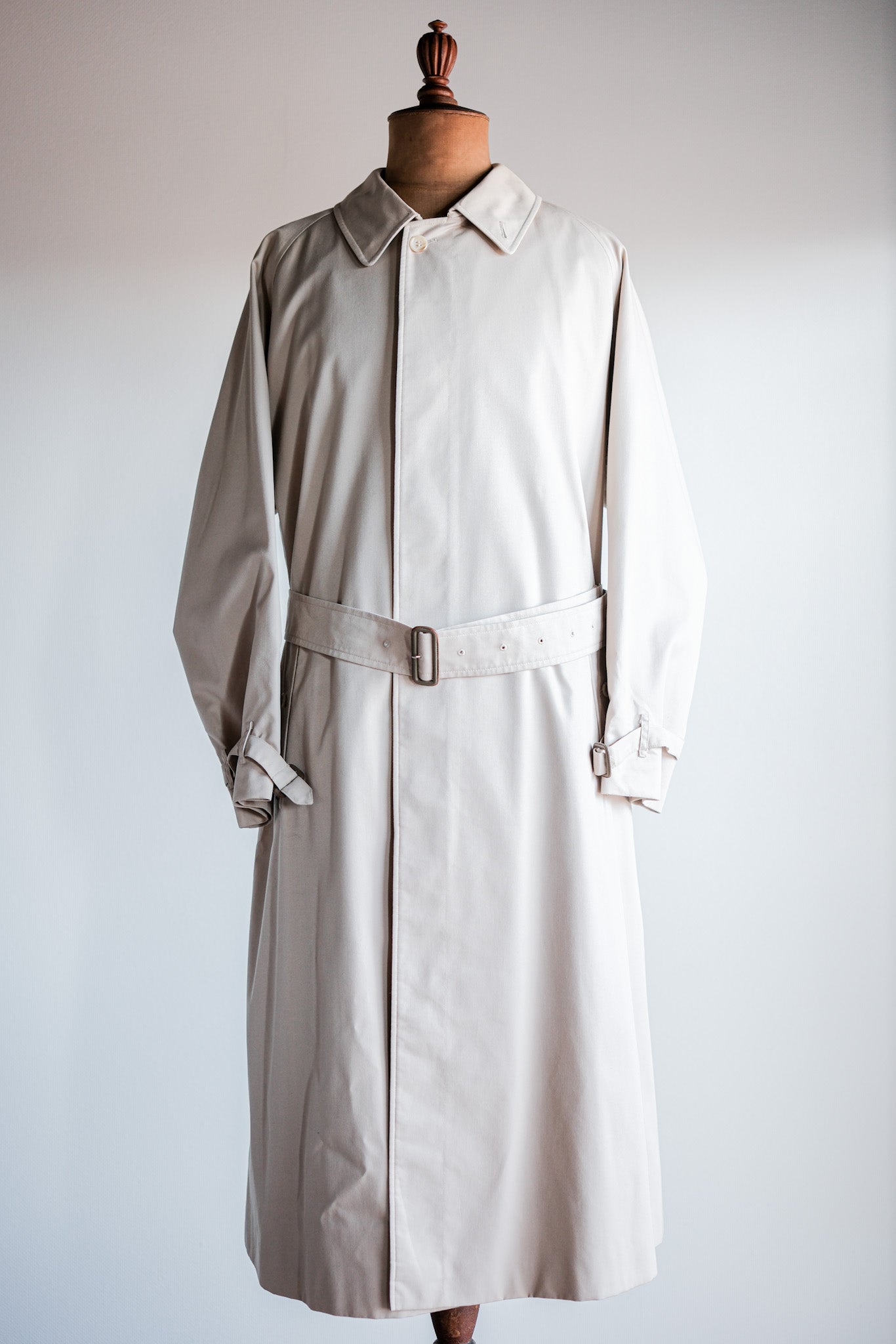 80's】Vintage Burberrys Single Raglan Rider Coat Size.52RL