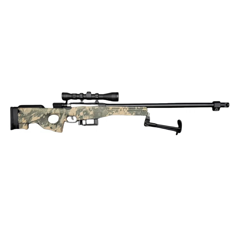 AWM 1:3 スナイパーライフルモデル 組み立て可能 メタル合金製 軍事