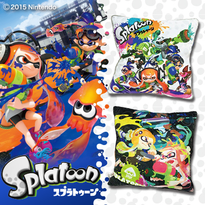 スプラトゥーンスクエアクッション｜タイトーの1月のおすすめプライズ