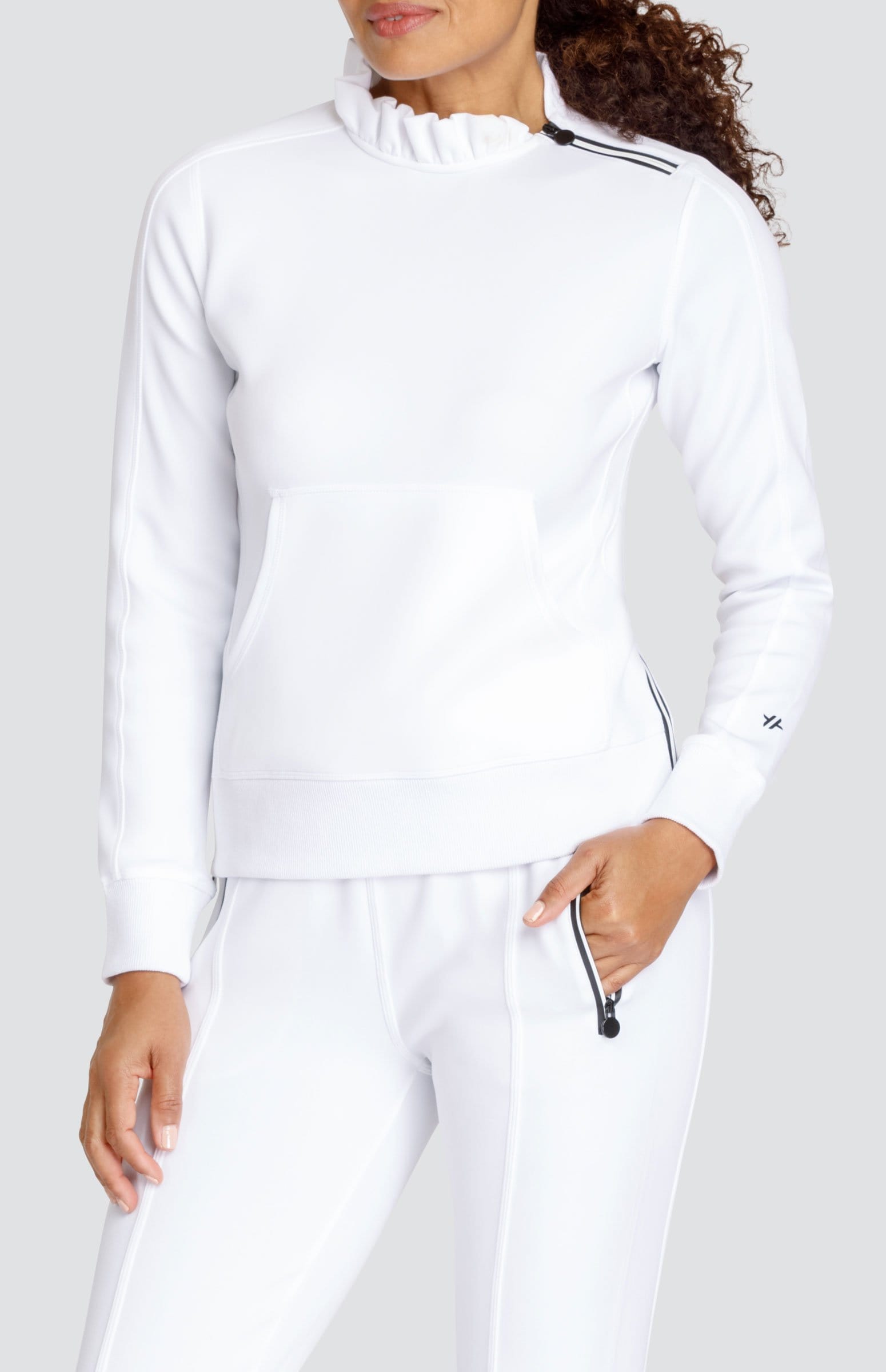 Condoleezza Chalk White Pullover - FINAL SALE – TAIL Activewear