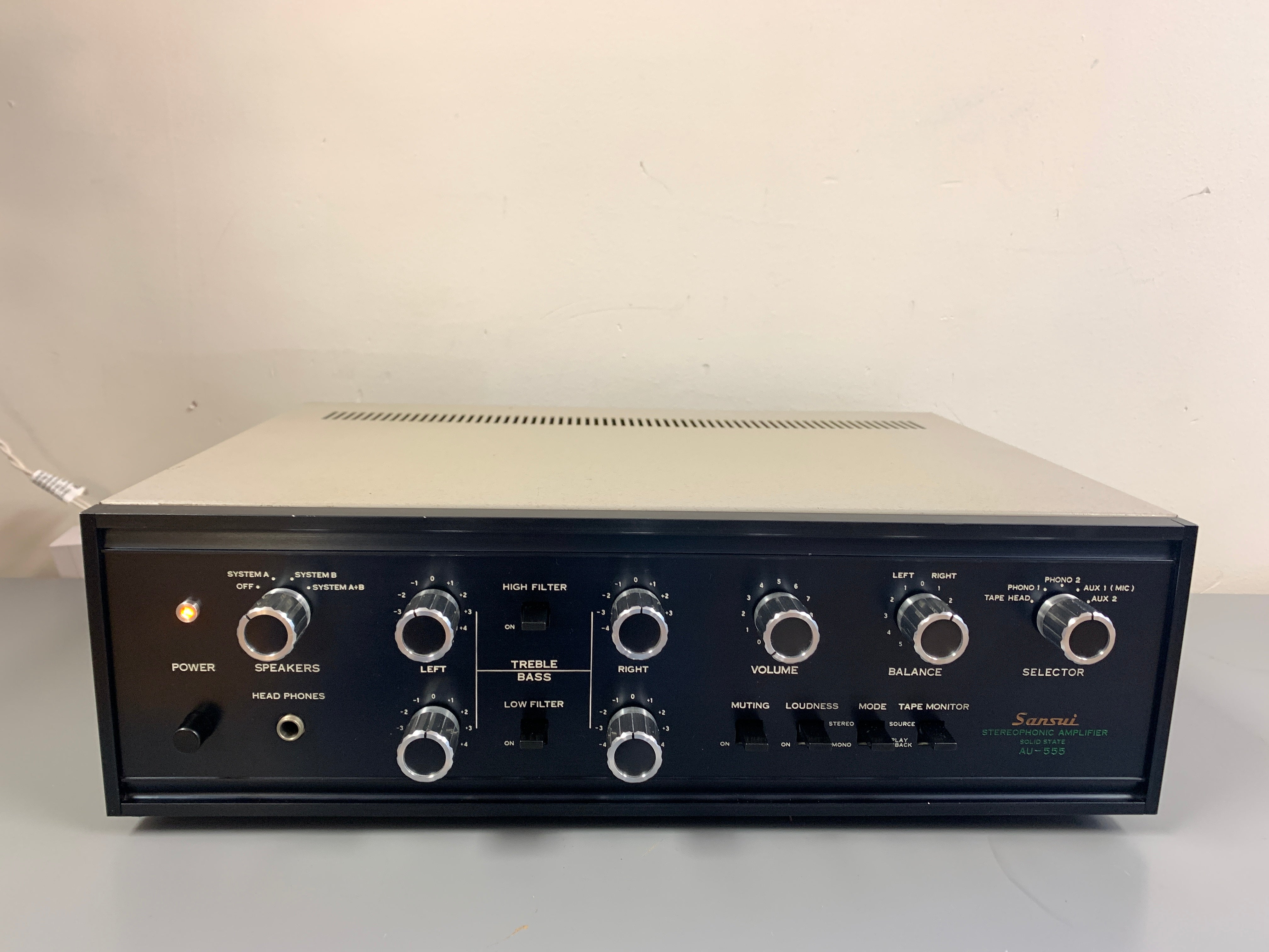 Sansui AU555 Integrated Amplifier – The Turntable Store