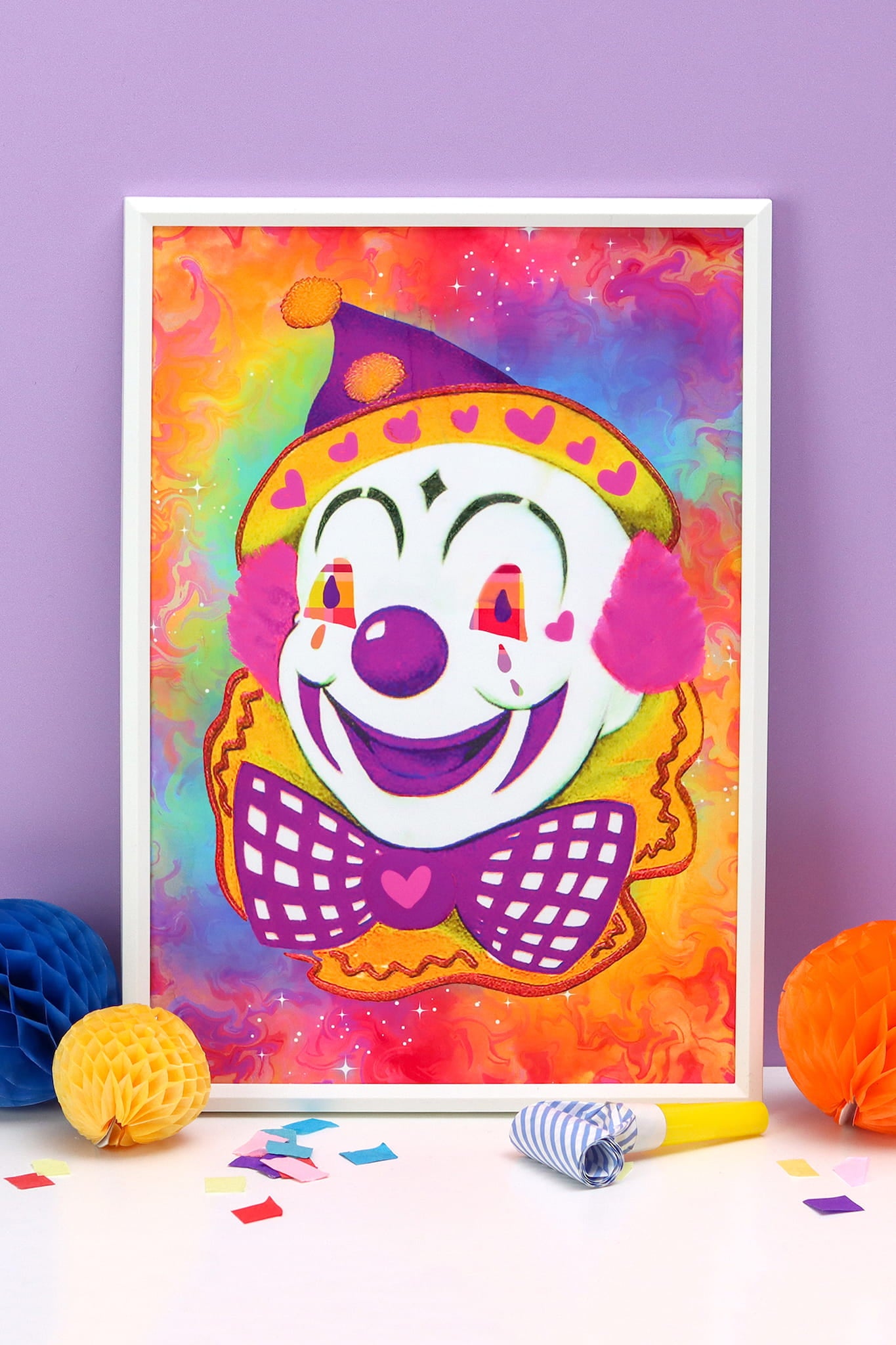 Noodles The Clown A4 Art Print – The Grunge Monkey