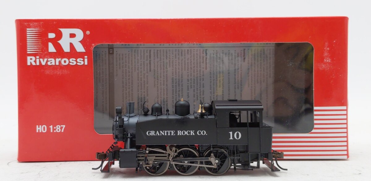 Rivarossi HR2523 HO Granite Rock Co. Class S-100 0-6-0 Steam