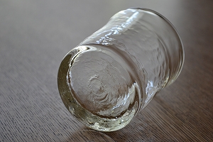 横山秀樹 ショットグラス 倉コップ 朝コップ 手吹き硝子 吹き硝子 横山