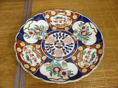 有田焼 秀峰作 古伊万里写 大皿 【器道楽】