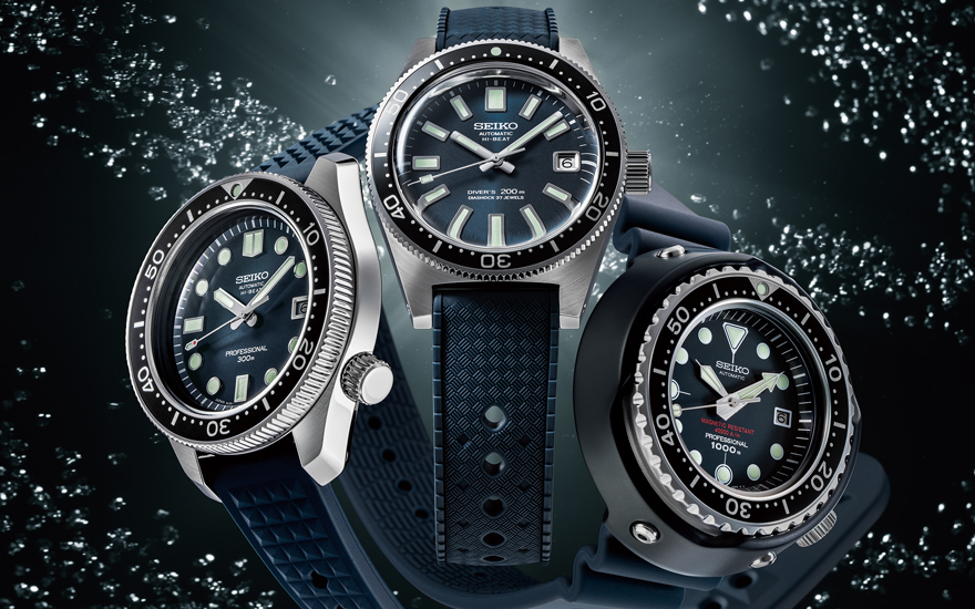 セイコー国産ダイバーズ55年のヘリテージ 継承と進化のトリロジー