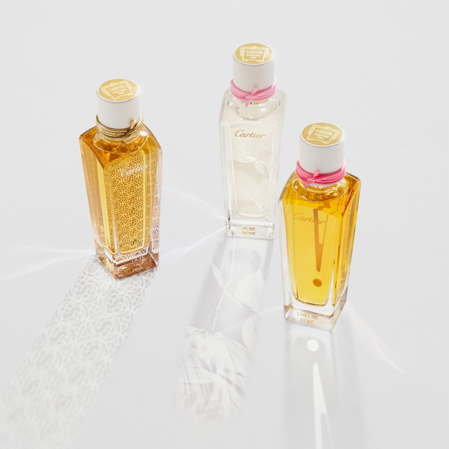 野性味のある薔薇の香り、カルティエの新作フレグランス3種 | 高級