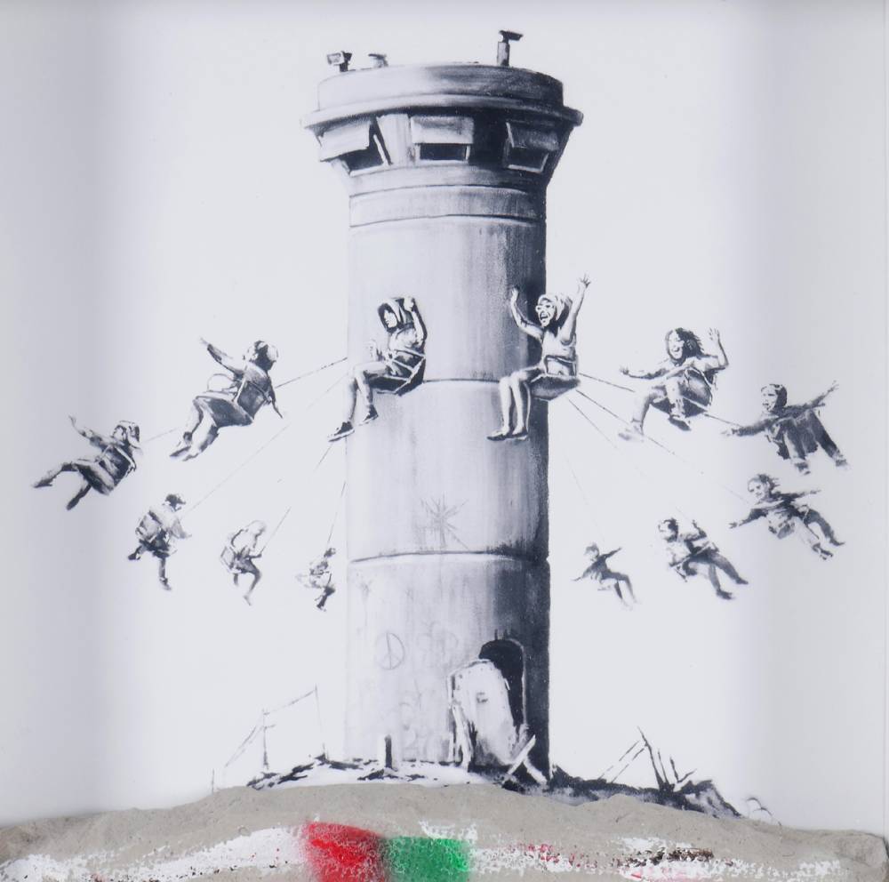 BANKSY WALLED OFF HOTEL BOX SET PRINT, 2017 at Whyte's Auctions