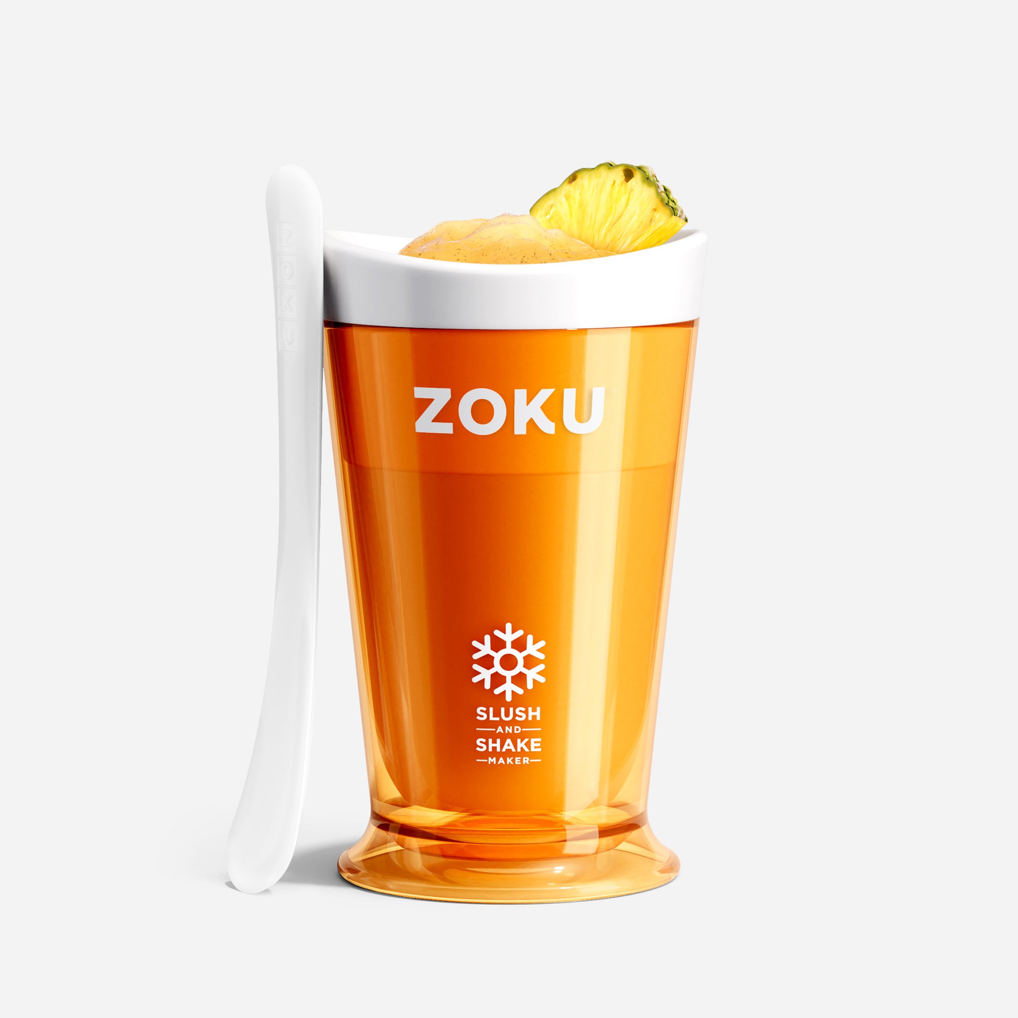 ZOKU Orange Slush & Shake Maker | Compact Quick Freeze Drink Maker