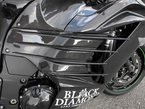 ZX-14R 12～ サイドカウルフィン左右セット--