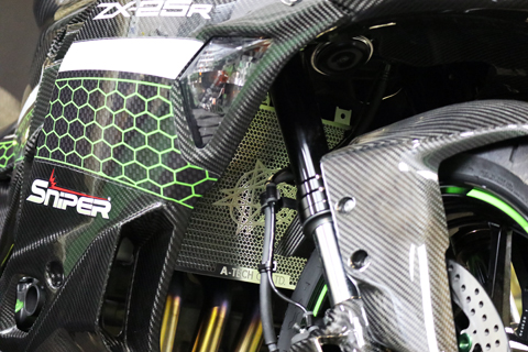 Ninja ZX-25R (2020-) ラジエターコアガード--