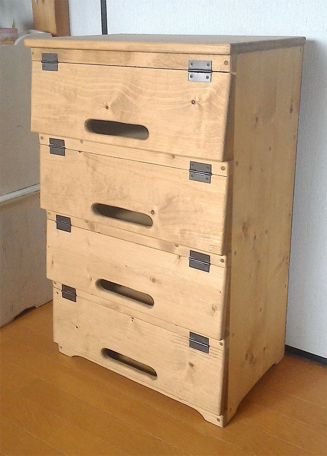 オリジナル家具】パタパタ4段ラック：オシャレ家具のお店 Acorn-terior*