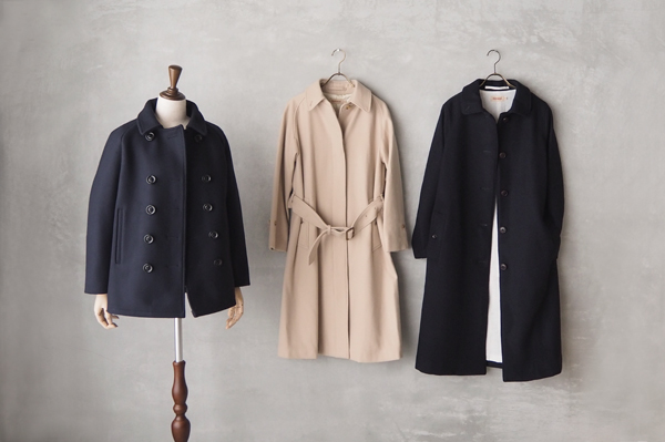 nisica」メルトンPコート、「SOUTIENCOL」ロイヤルコート、ウール