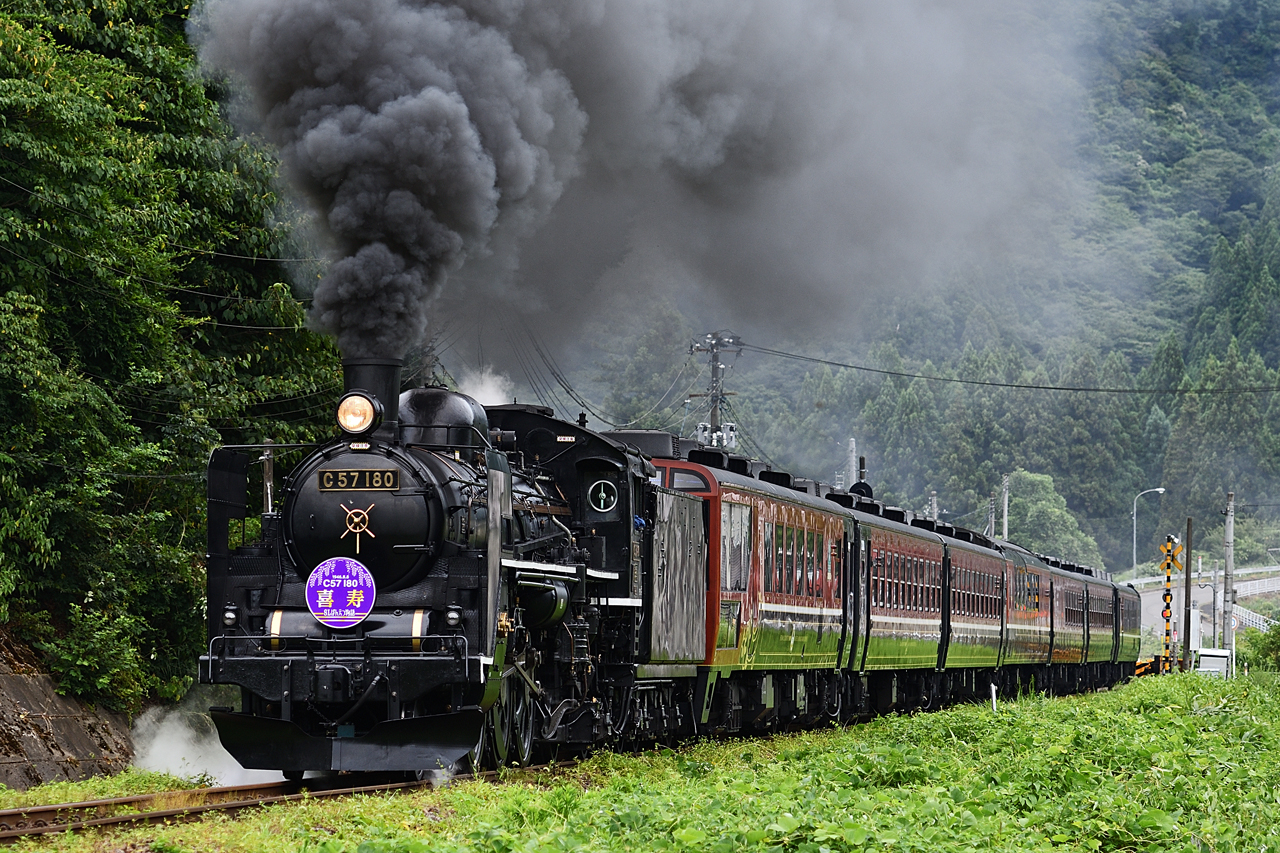 アマレット】～鉄道写真～JR東日本・SLばんえつ物語～C57形蒸気機関車