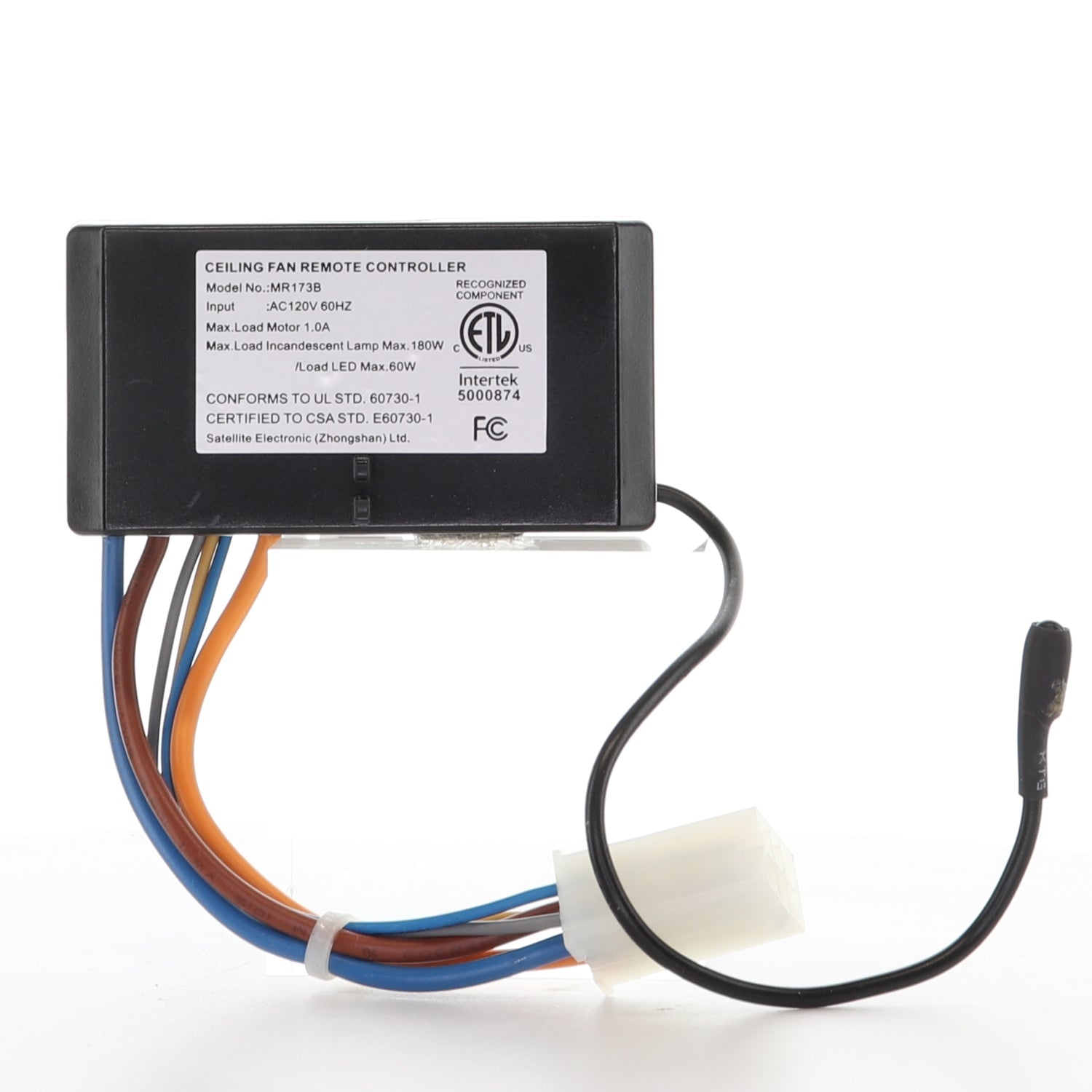 Anderic RRMR173B / MR173B Replacement Ceiling fan Receiver for Harbor