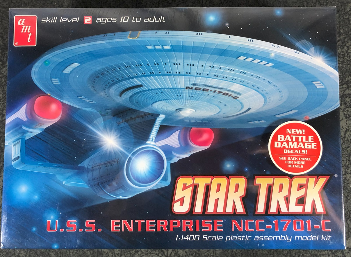 AMT - Star Trek 1:1400 Scale U.S.S. Enterprise NCC-1701-C Plastic