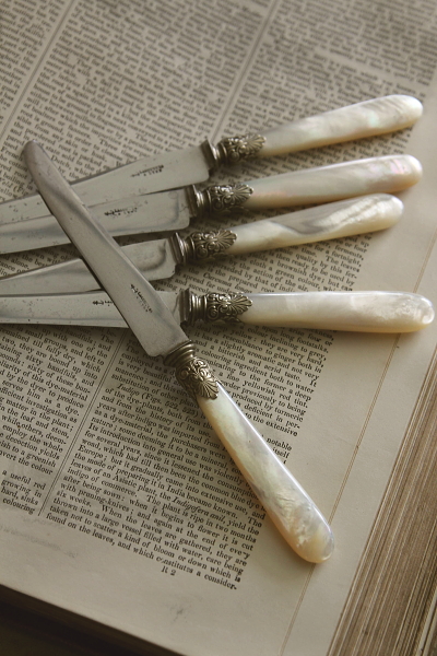 アンティーク フランス製メロン専用ナイフセット（1920〜30年代