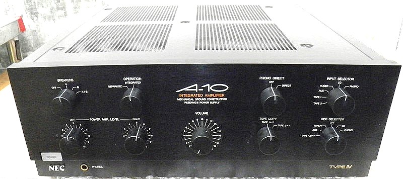オーディオ修理｜NEC A10-4 プリメインアンプの修理
