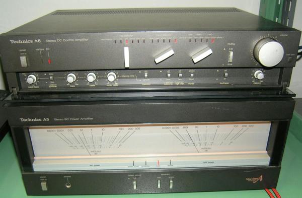 テクニクス Technics SU-A6 ＋ SE-A5 プリアンプ ＋ パワーアンプ