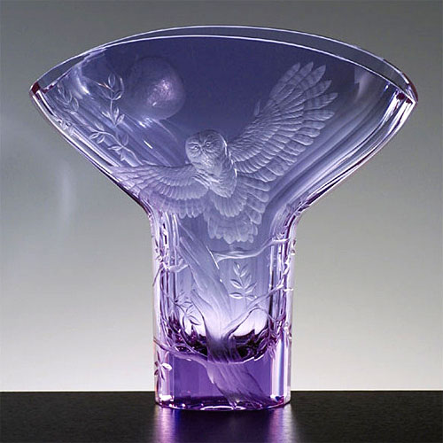 ボヘミアガラス - モーゼル 花瓶 - 伝統工芸 - 贈答ギフト記念品