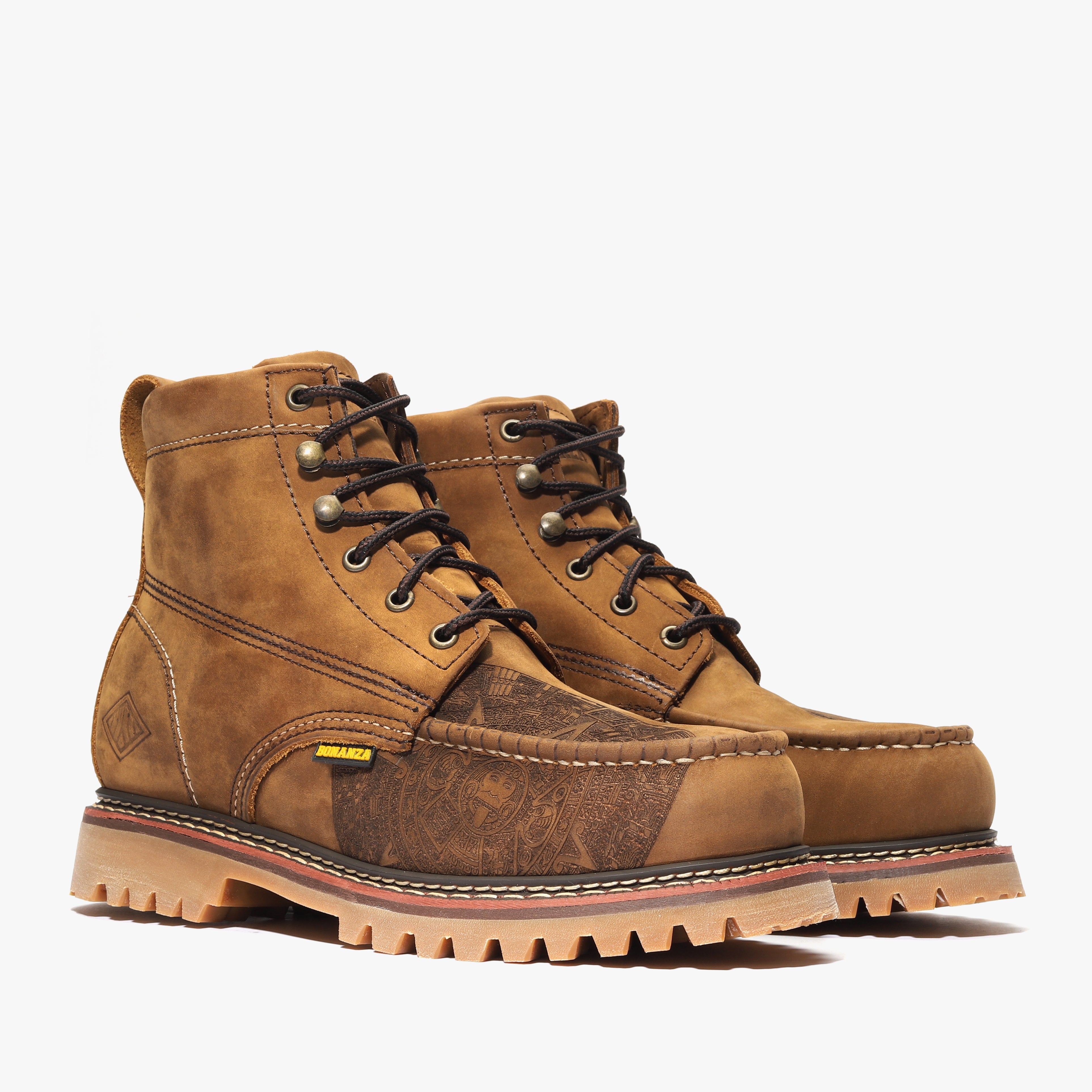 Heritage Aztec Moc Toe Work Boot - Craft and Grit – Bonanza Boots
