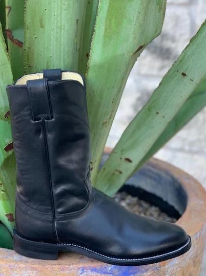 Men's Original Justin Black Roper Cowboy Boot - 3133 – Blair's
