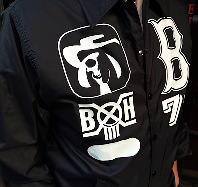 BUDDY x BOUNTY HUNTER コラボ コーチジャケット 裏ボア (ポリエステル