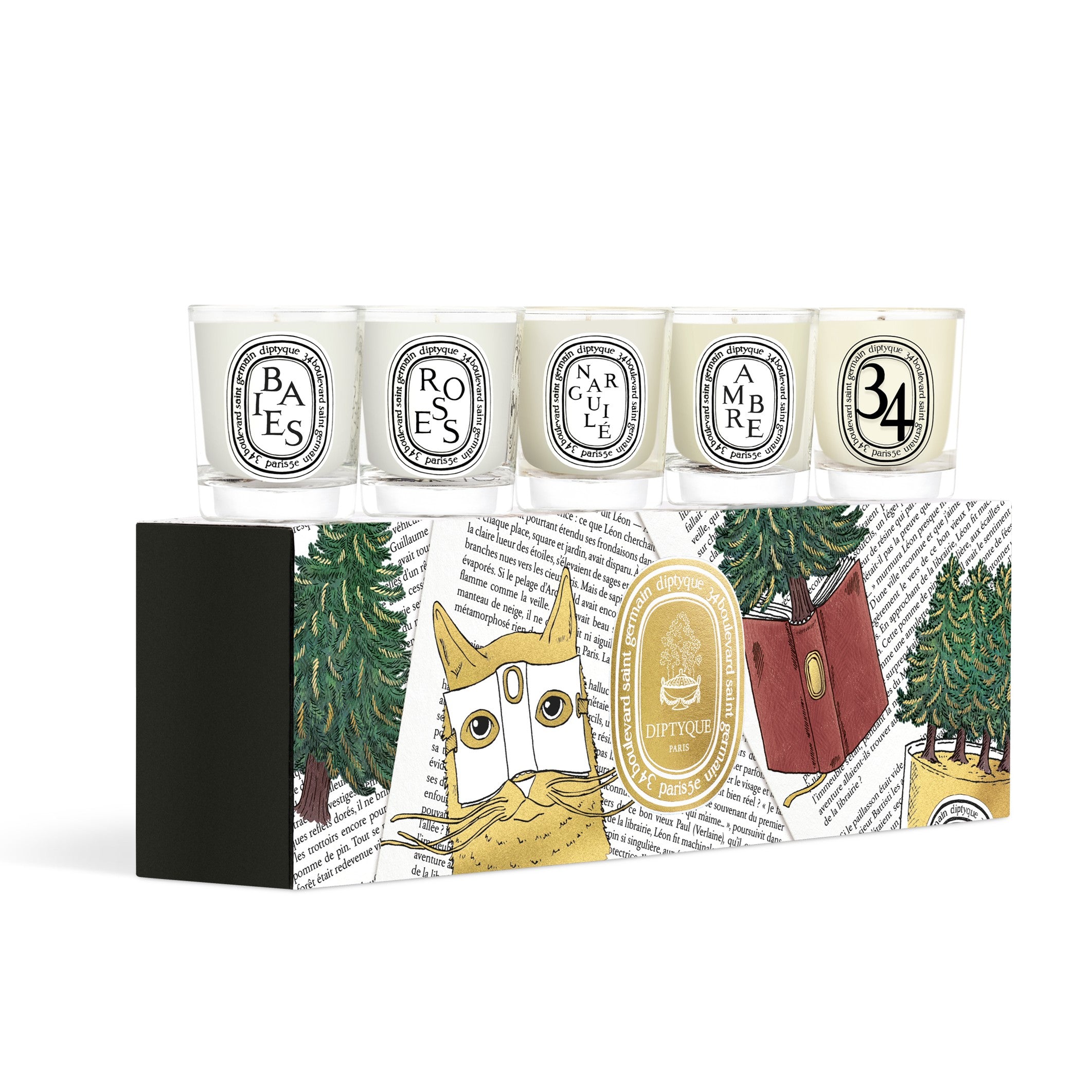 Diptyque - Set of 5 Miniature Candles | Candle Delirium