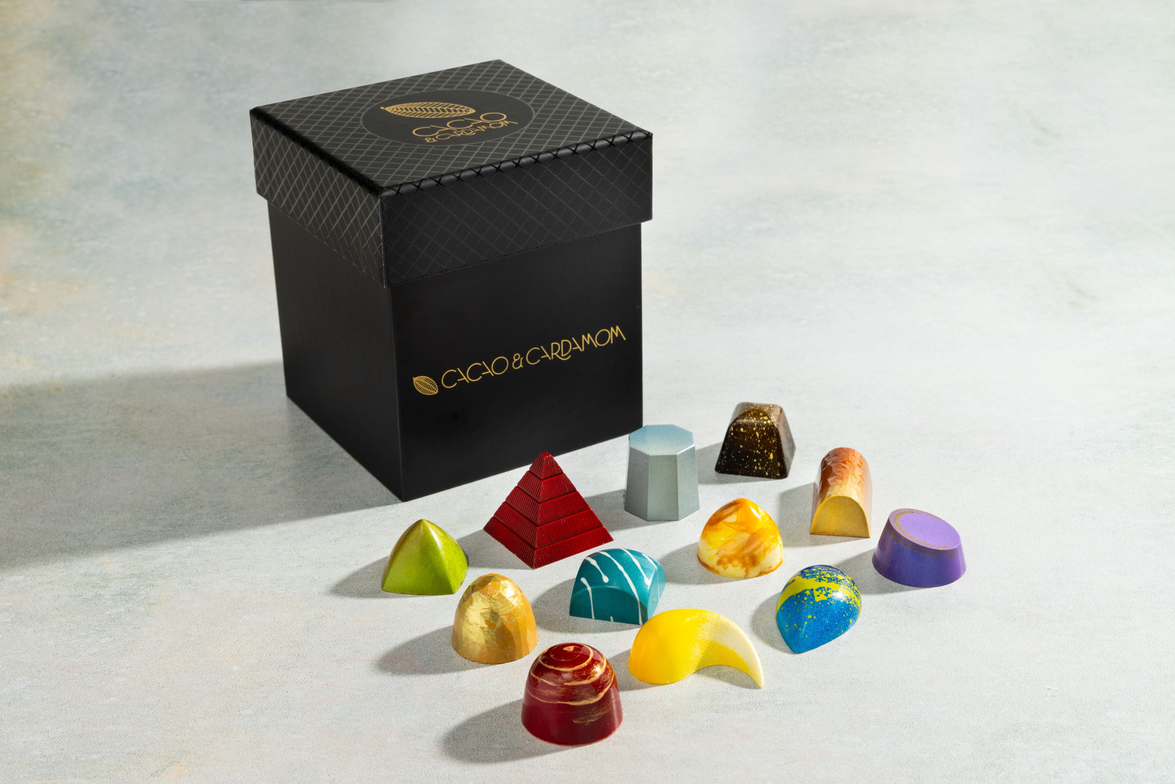 Classic Comforts – Three-Tier Gourmet Artisan Chocolate Box