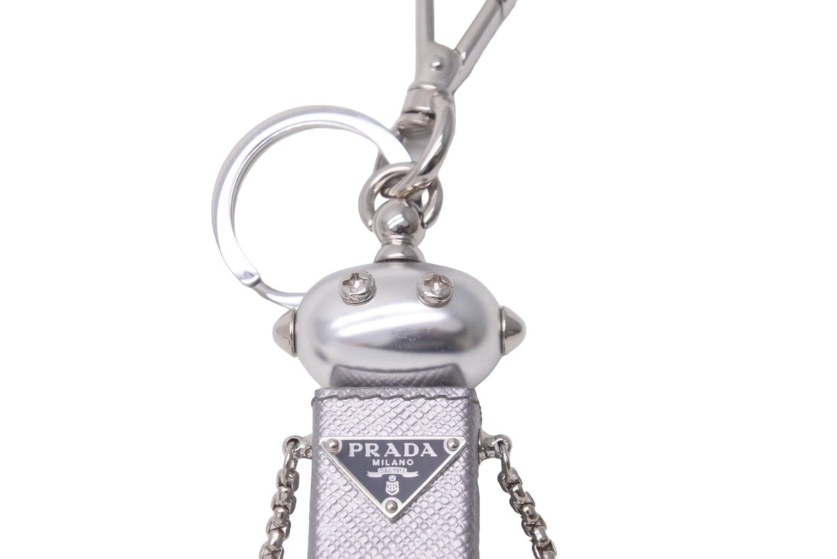 プラダ キーホルダー チャーム キーリング ロボット エドワード