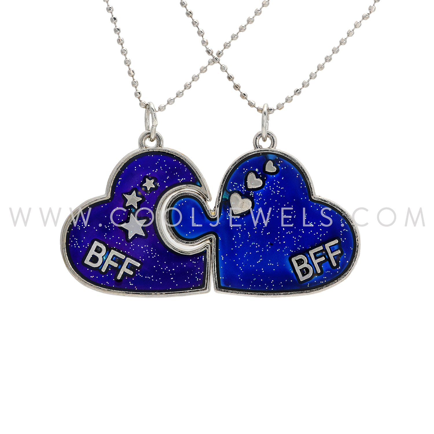 BFF Mood Heart Puzzle Necklaces | Wholesale BFF Mood Heart Puzzle