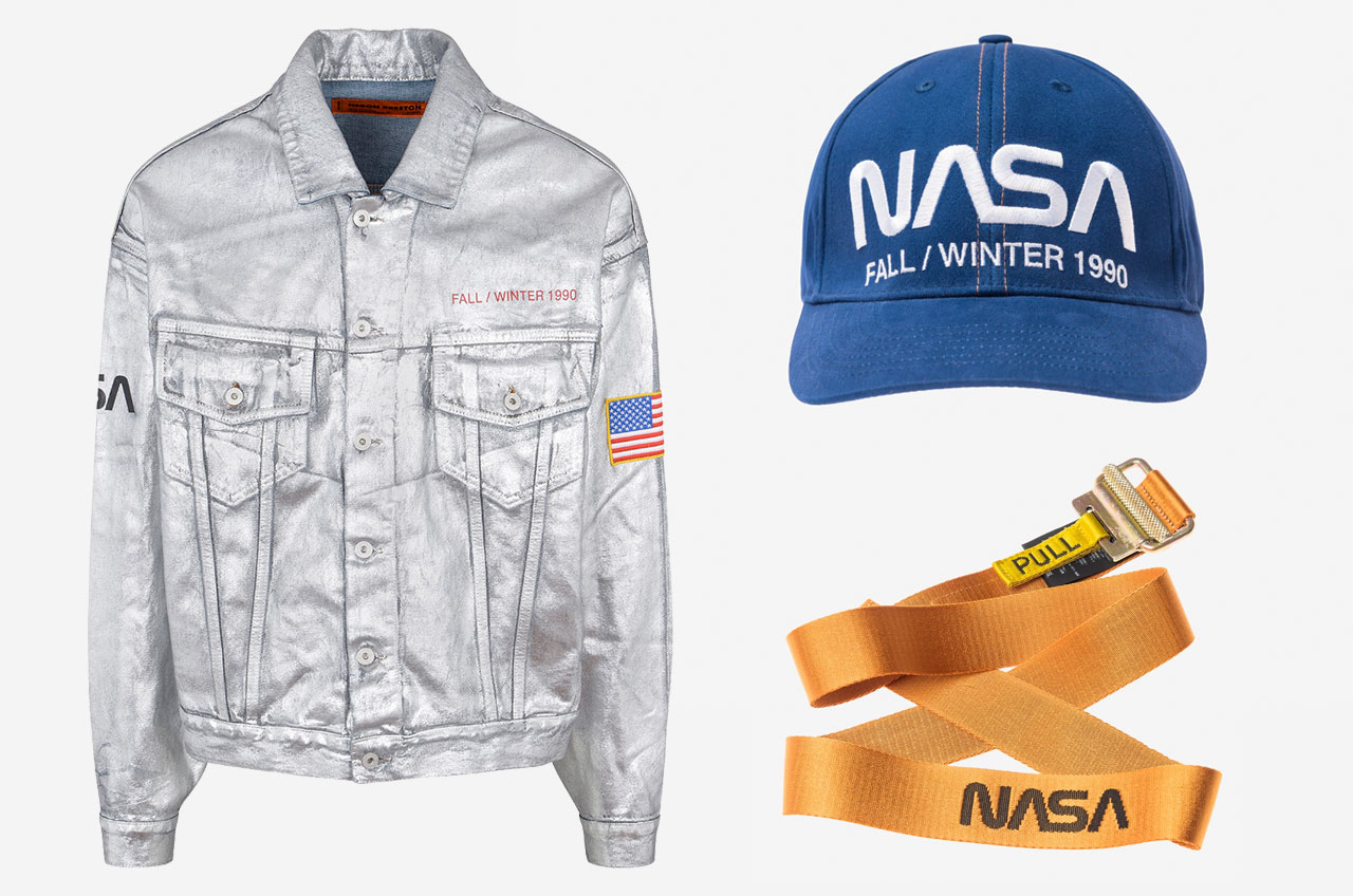 Designer Heron Preston debuts spacesuit streetwear for NASA 60th