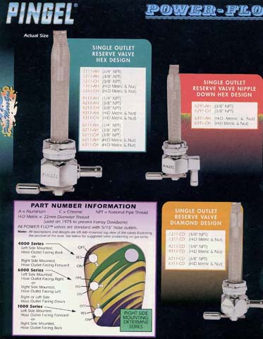 PINGEL フューエルコック 日本車/H-D 価格表 | Welcome to Class4 HomePage