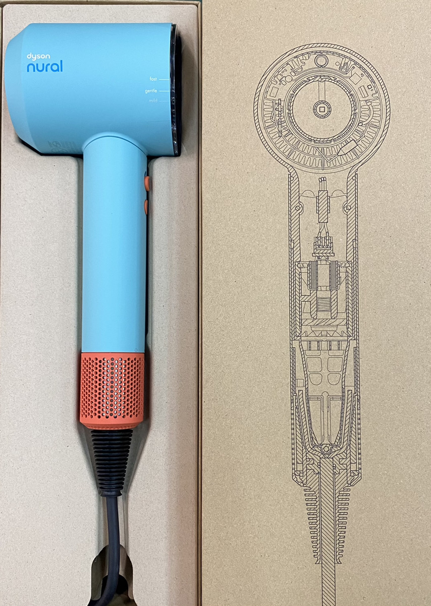 Dyson Supersonic ドライヤー 青とオレンジ dyson / Dyson Supersonic
