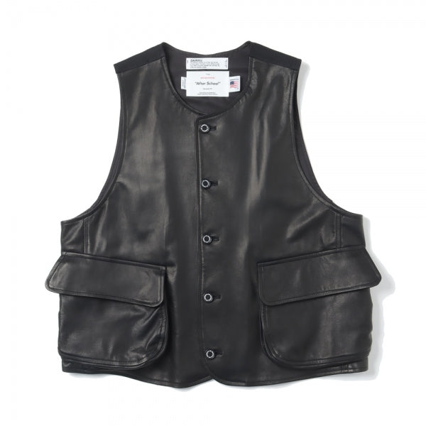 Alex Leather Vest (22AW V-1) | DAIRIKU / トップス (MEN) | DAIRIKU