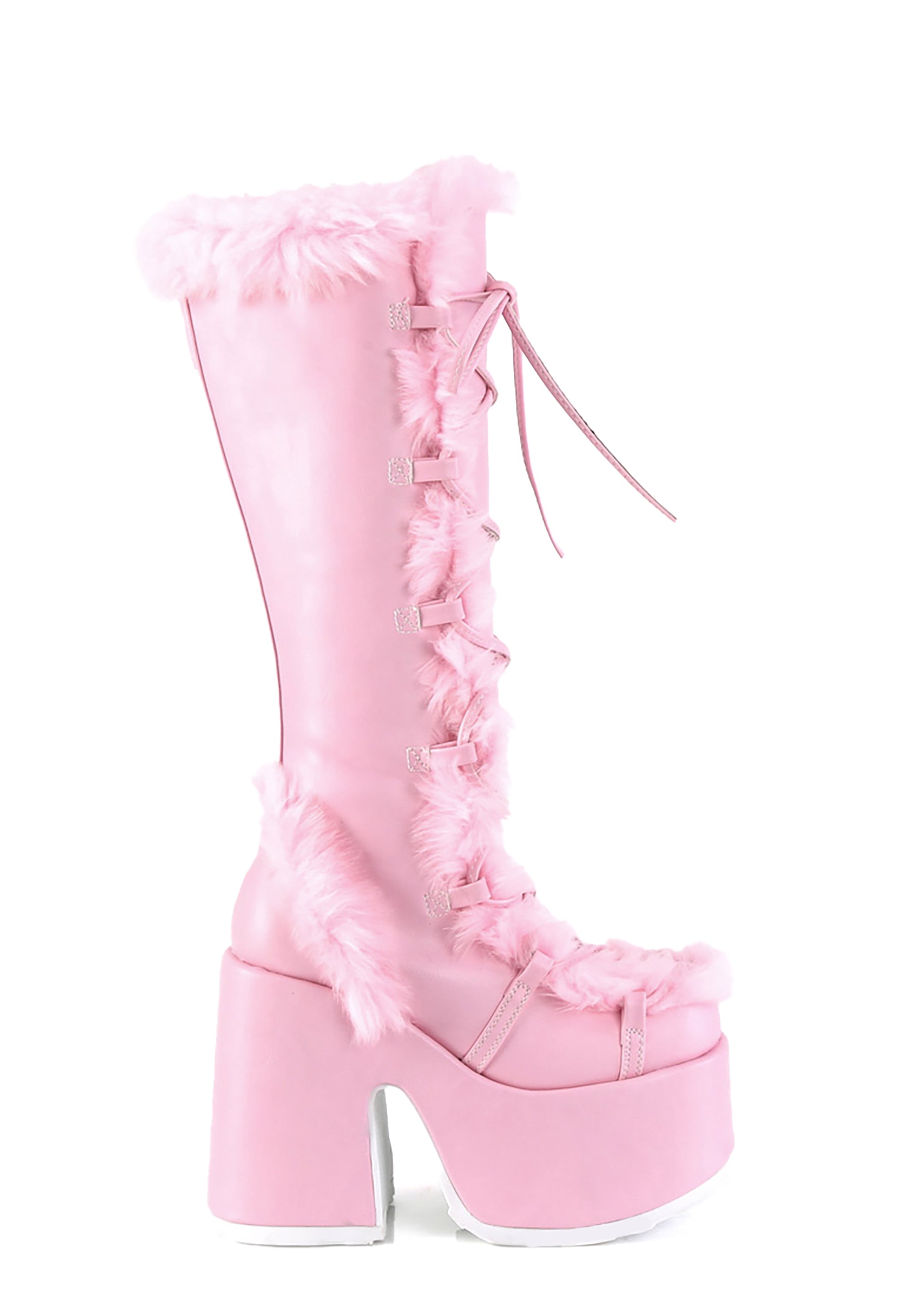 Camel-311 Platform Knee High Boots – Dolls Kill