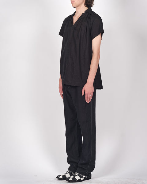 COMME des GARÇONS tricot gathered neck shirt – dot COMME