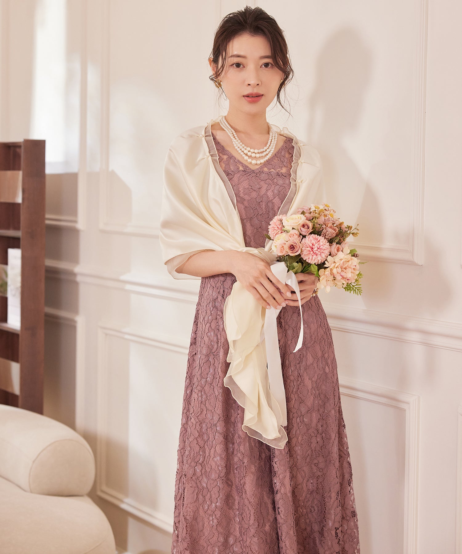 ストール ショール オーガンジーcy88619 ナチュラル – [公式]DRESS+