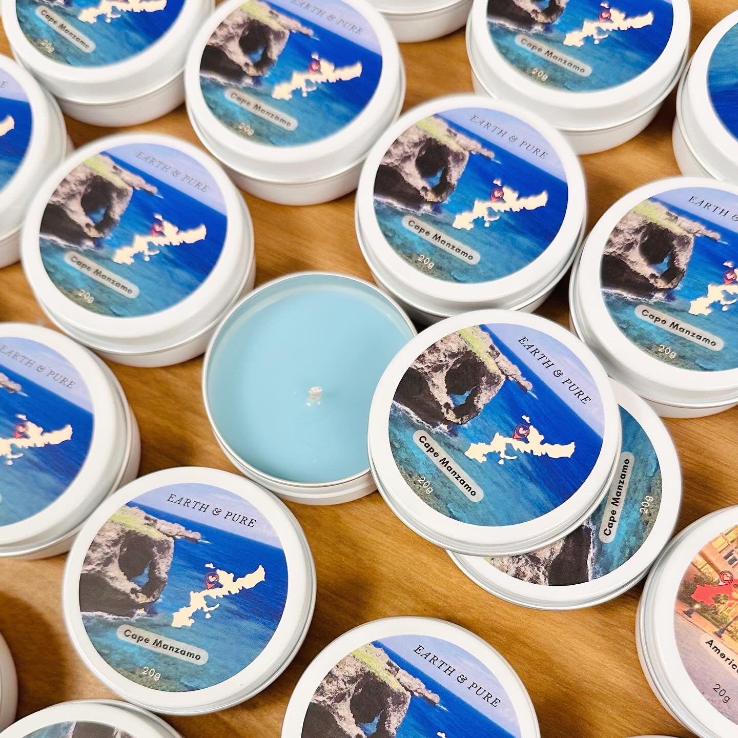 沖縄シリーズ『万座毛』｜フレグランスソイキャンドル｜ハンドメイド